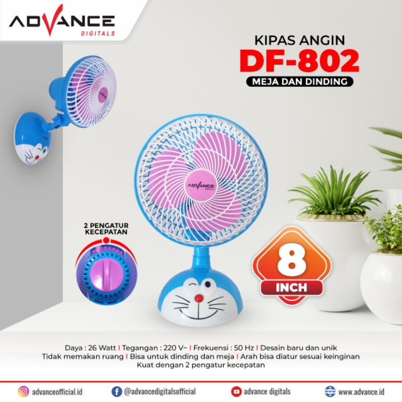KIPAS ANGIN ADVANCE DF 802	